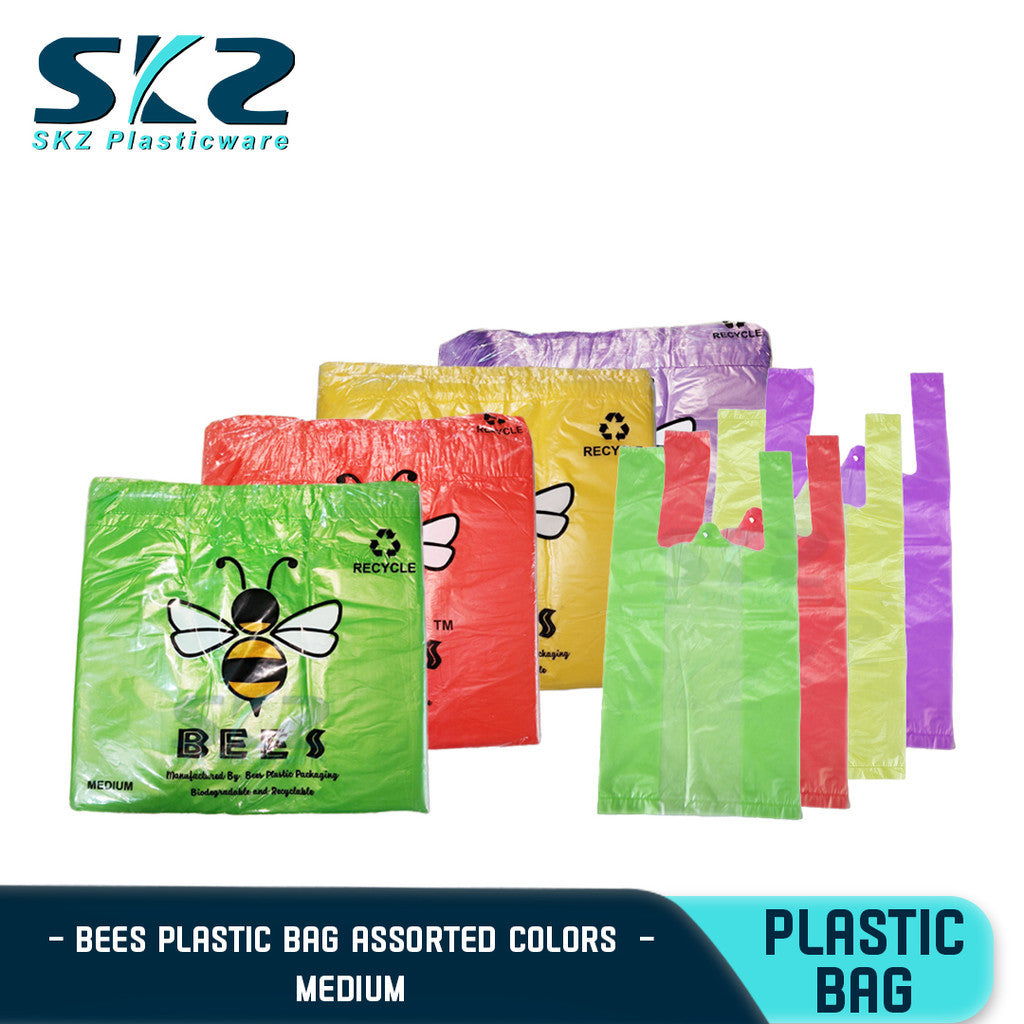 BEES SANDO BAG TRANSPARENT AND COLORED 80PCS