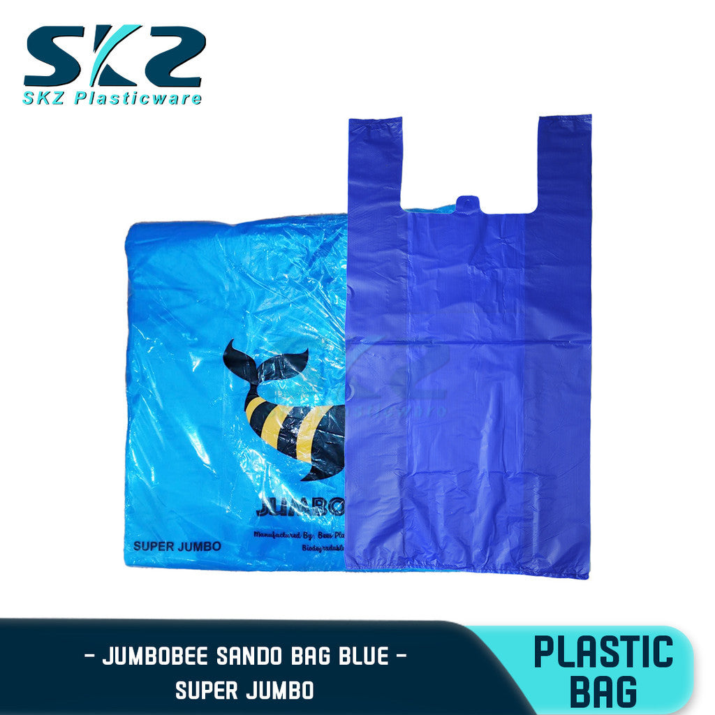 BEES SANDO BAGS BIG SIZES SUPER JUMBO  BLUE 40PCS