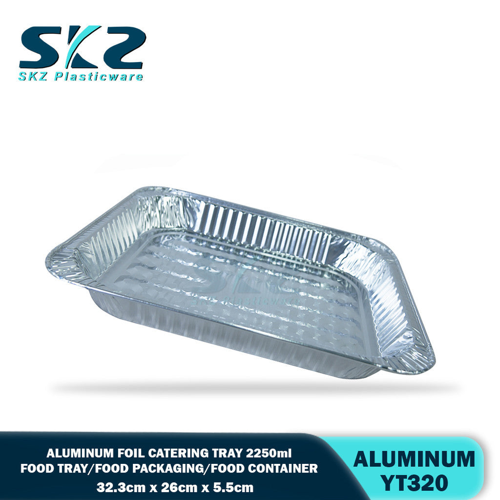 SKZ YT320 Aluminum foil catering tray and lid 2250ml