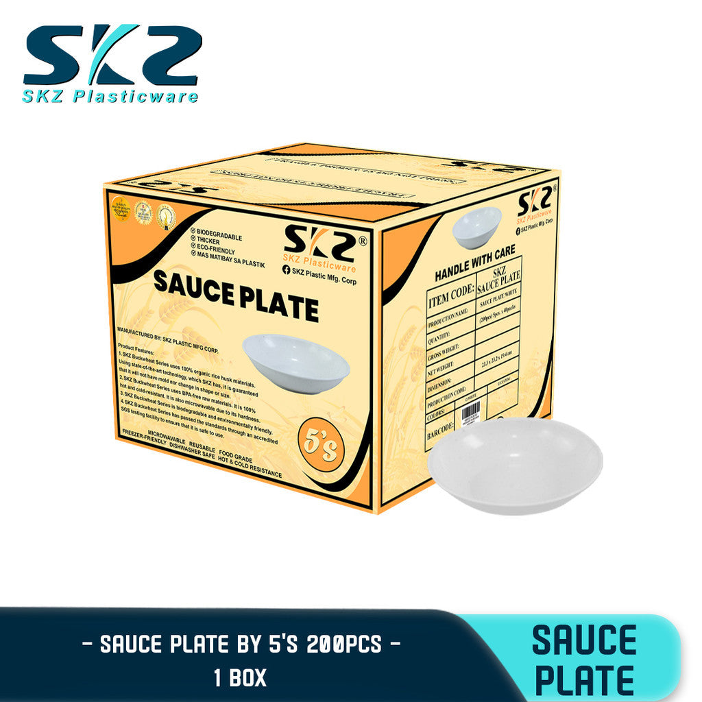 SKZ Melaware Sauce Plate 1BOX