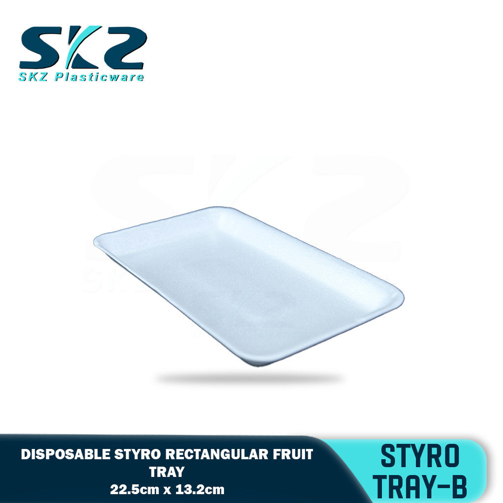 SKZ STYRO FRUIT PLATE-B [100 Pcs] / Disposable