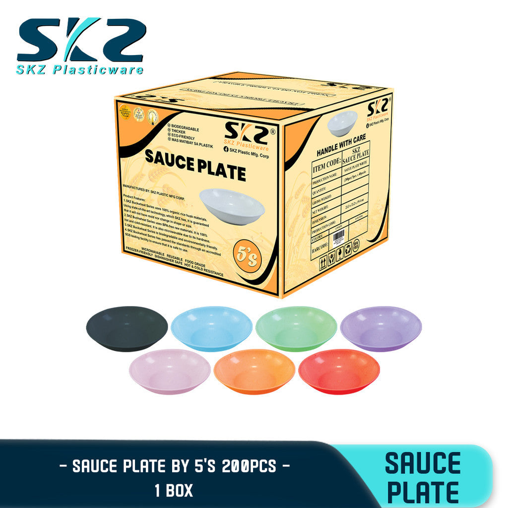 SKZ Melaware Sauce Plate 1BOX