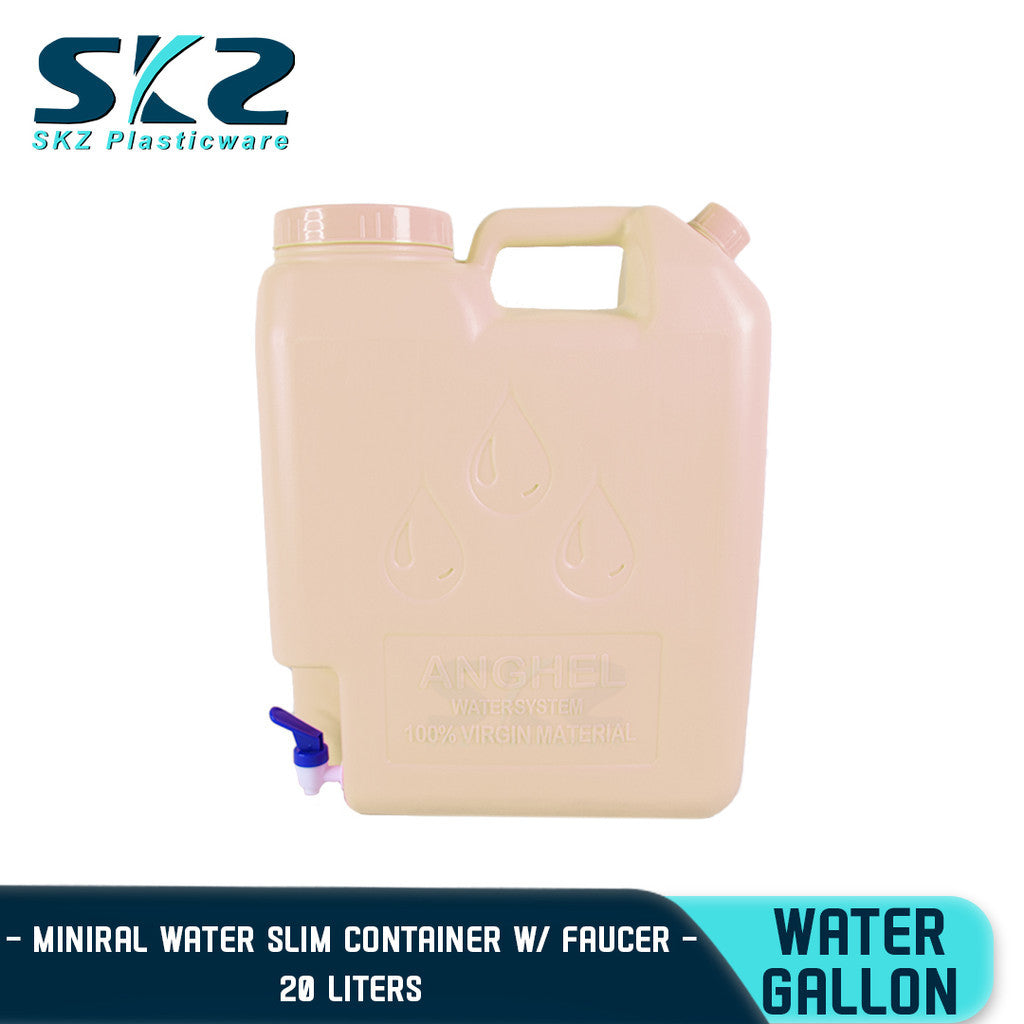 SKZ Mineral Water Slim Container with Faucet 20L