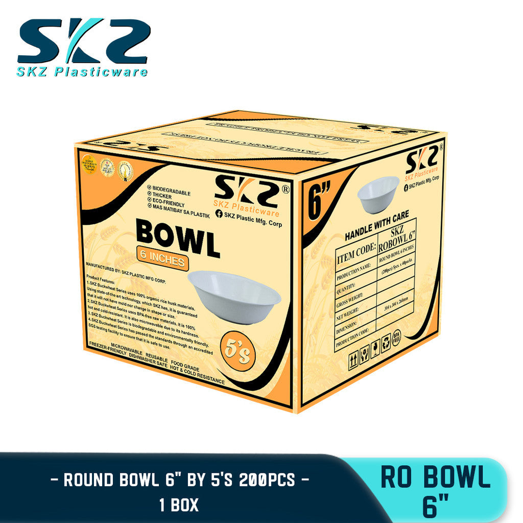 SKZ Melaware  6 inches/ 7 inches Round Bowl 1 BOX