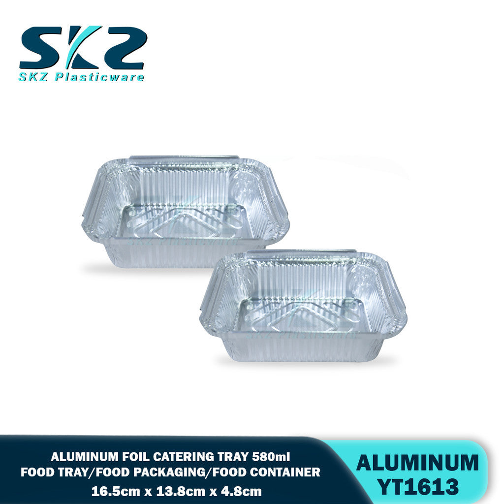 SKZ YT1613 Aluminum foil  catering tray and lid 580ML