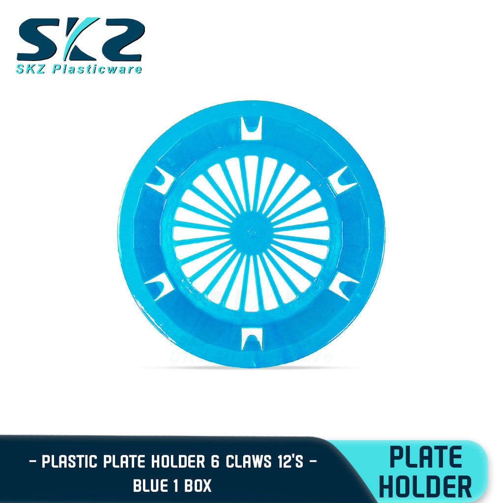 SKZ PAPER PLATE HOLDER ASSORTED COLOR 1BOX 10" (HIGH QUALITY PLASTIC)