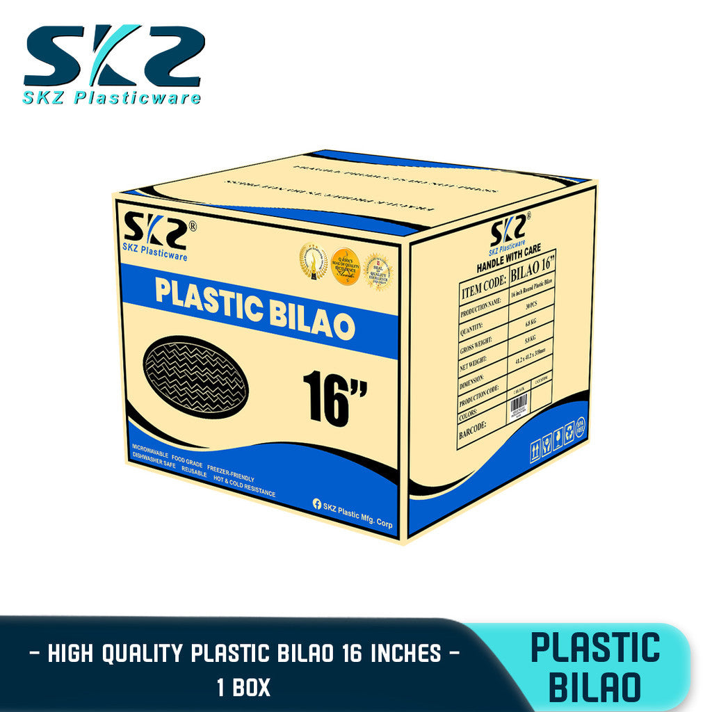 SKZ 1BOX PLASTIC BILAO [16INCHES] ENVIRONMENTAL FRIENDLY FOOD STORAGE
