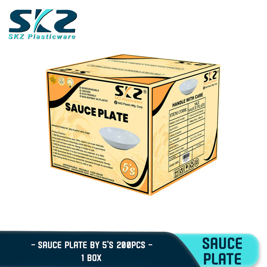 SKZ Melaware Sauce Plate 1BOX