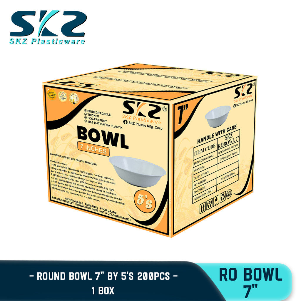 SKZ Melaware  6 inches/ 7 inches Round Bowl 1 BOX